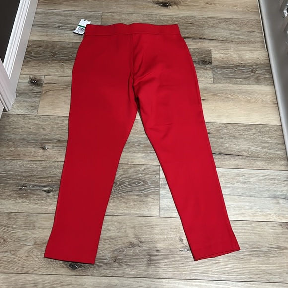 🔥Michael Kors, Scarlet red slacks, COZY, size Large - Picture 10 of 11